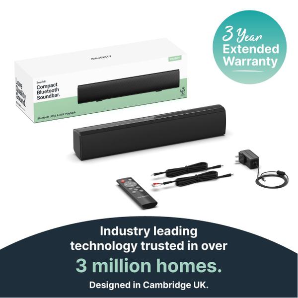 Barra de som Majority Bowfell 50W Bluetooth 2.0 para Smart TV Imagem de Barra de som Majority Bowfell 50W Bluetooth 2.0 para Smart TV
