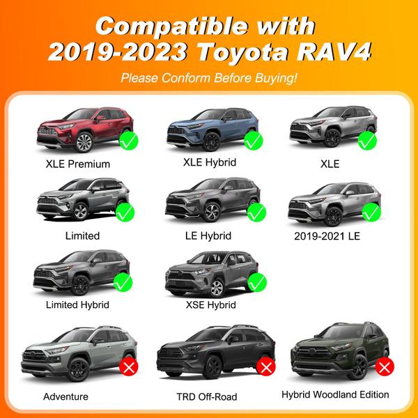 Imagem de Barra de Teto Transversal Nilight para Toyota RAV4 2019-2023