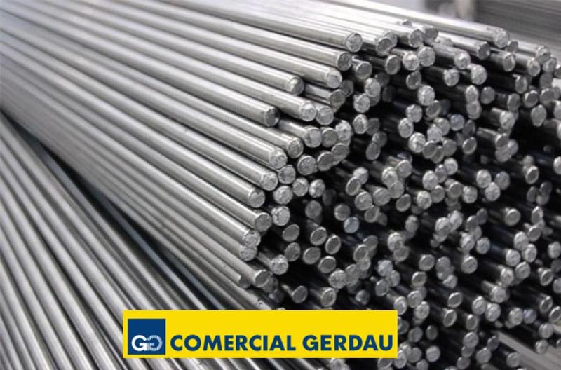 Imagem de Barra Ferro Redondo Gerdau ASTM A36 1/4 - 6,35mm x 50cm 6un