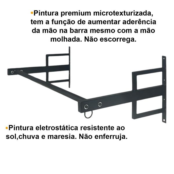 Imagem de Barra Fixada De Parede Treinar Musculação Pull Up Exercício