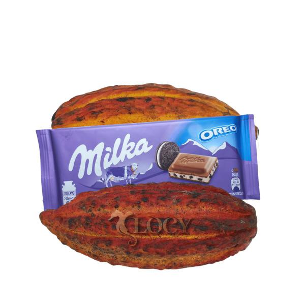 Barra Milka oreo 100g Chocolate importado Imagem de Barra Milka oreo 100g Chocolate importado