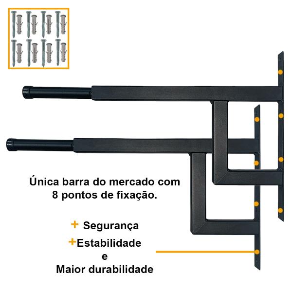 Imagem de Barra Paralela Dip De Parede Taf Calistenia E Musculação