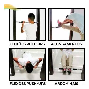 Imagem de Barra Porta Fixa Exercicios Musculacao Adaptavel