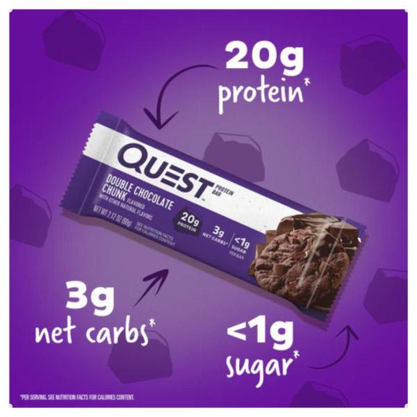 Imagem de Barra Protein Bar 20g Proteina 12 Unidades 720g Quest