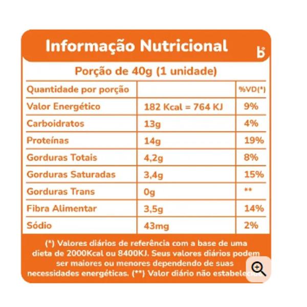 Imagem de Barra Protein Q-Vita Pasta De Amendoim Zero 36G (18 Und)