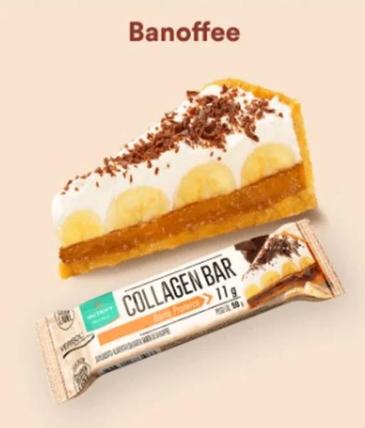 Imagem de Barra Proteína Collagen Bar - Banoffee - Display com 10 unidades Nutrify