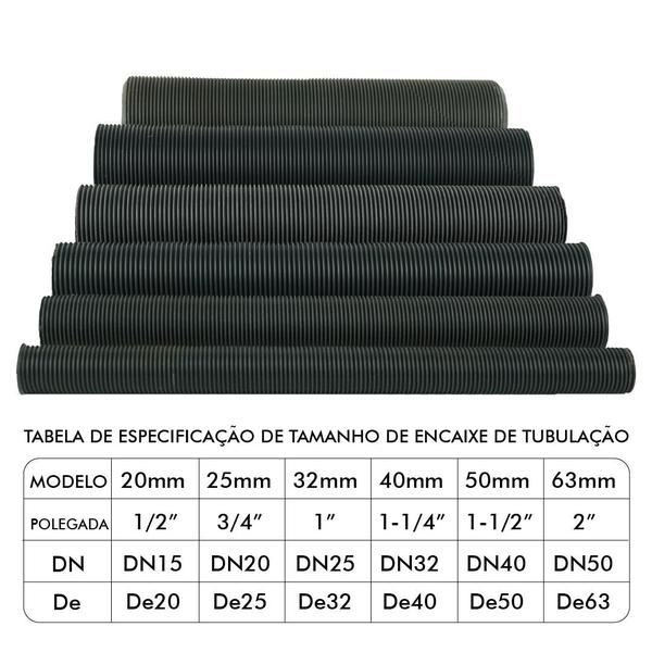 Imagem de Barra rosqueada upvc cinza 20mm 1/2" 25cm