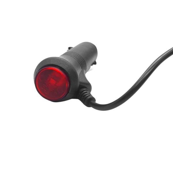 Imagem de Barra sinalizadora giroflex de led com suporte de fixacao 10a 80v 18w vermelho