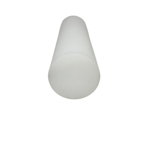 Imagem de Barra Tarugo de Poliacetal Pom 55mm Branca Redonda 250mm