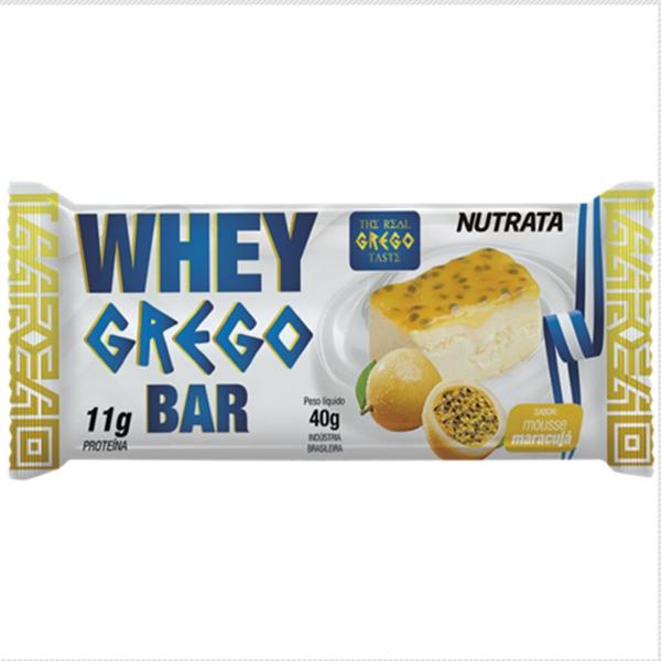 Imagem de Barra Whey Grego 40g - Alta Aminoácidos e Fibra