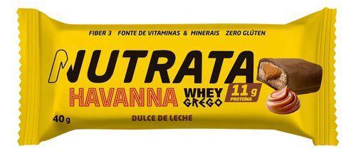 Imagem de Barra Whey Grego Doce De Leite Havanna Nutrata 40 g