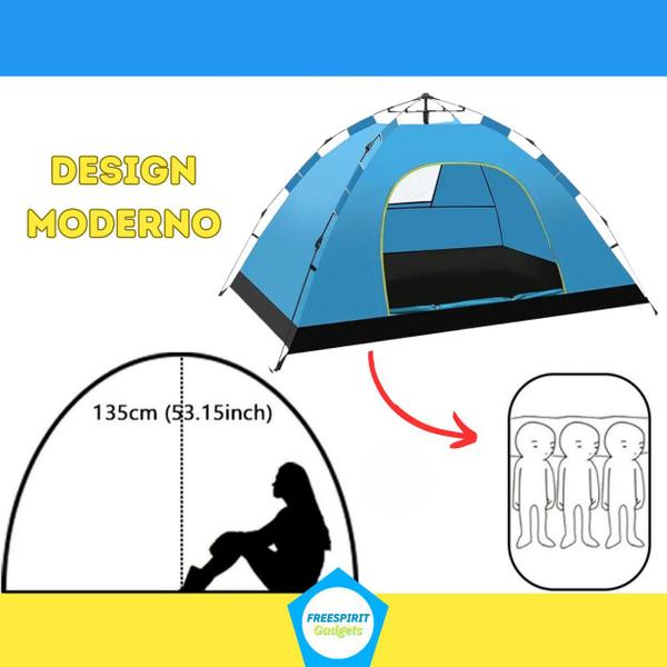 Imagem de Barraca Acampamento Tenda Camping Iglu Pesca 3 Pessoas Impermeável