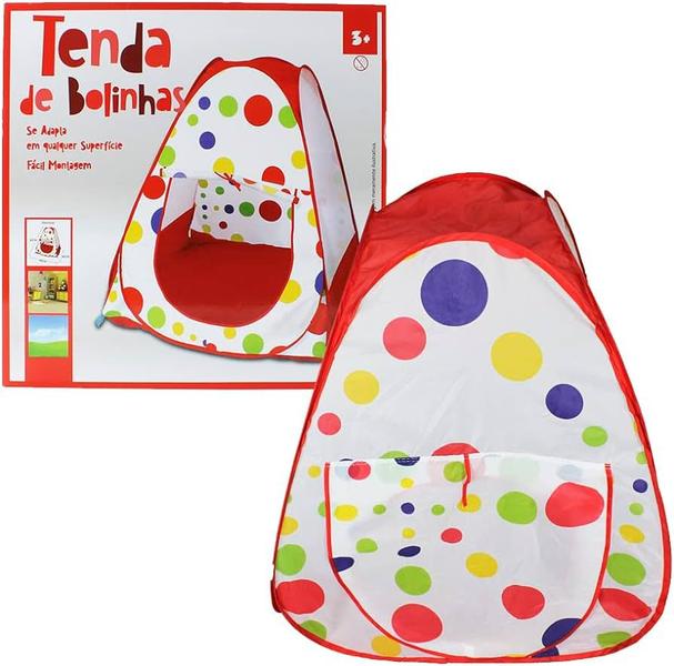 Imagem de Barraca Cabana Infantil Tenda Estampa De Bolinhas - Bbr Toys