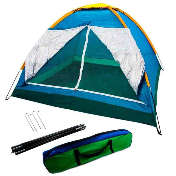 Imagem de Barraca Camping 2 A 3 Pessoas Iglu Tenda Acampamento Bolsa