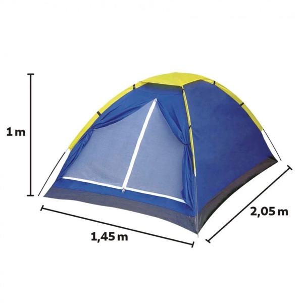 Imagem de Barraca Camping 2 Pessoas Iglu Mor Coluna D Agua 300mm para Acampamento