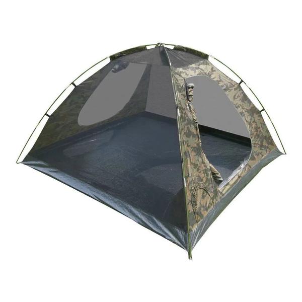 Imagem de Barraca Camping 3/4 Pessoas Coluna D Agua 1800mm Amazn  Nautika 