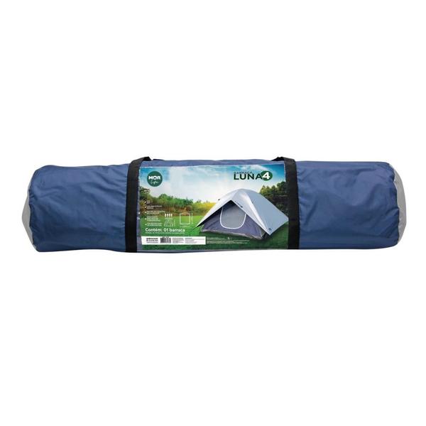 Imagem de Barraca Camping 4 Pessoas Coluna D Agua 800mm Luna  Mor 