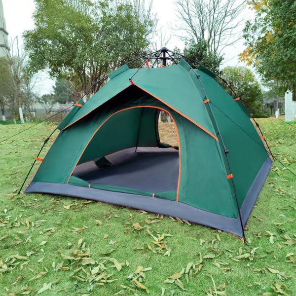 Imagem de Barraca Camping Acampamento 3/4 Pessoas Lelong Le-5401 Automática Reforçada