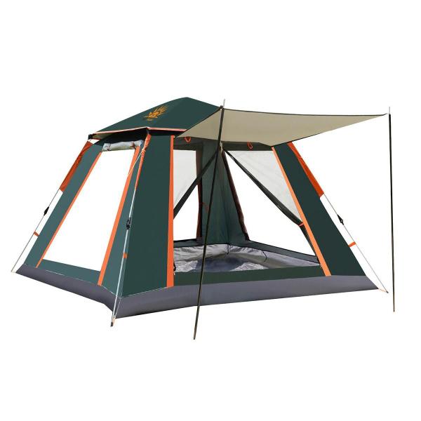 Imagem de Barraca Camping Acampamento até 4 Pessoas A Prova Dágua AntiMosquito Abertura Rápida Expansão Automática Gazebo Varanda