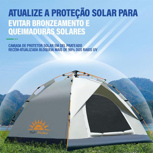 Imagem de Barraca Camping De até 4 Pessoas A Prova Dágua Abertura Rápida Expansão Automática