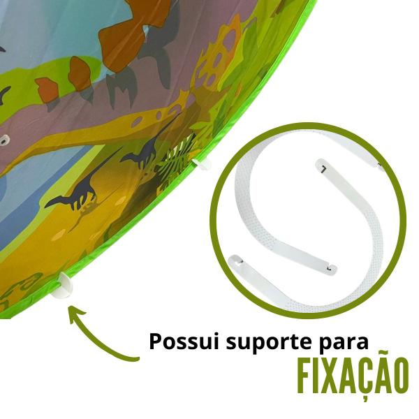 Imagem de Barraca Casinha Infantil Cabeceira Cama Dinossauro Importway