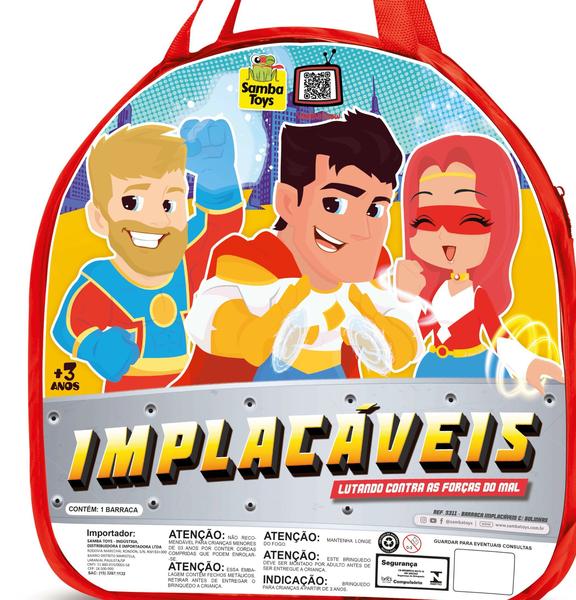 Imagem de Barraca Casinha Infantil Implacáveis Samba Toys Baby