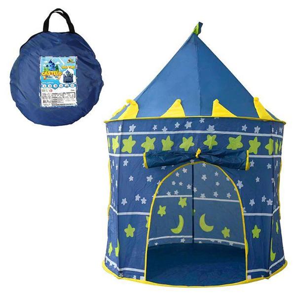 Imagem de Barraca Castelo Infantil Azul Menino Cabana Toca Tenda Príncipe Cabana de Aventuras - Art Brink