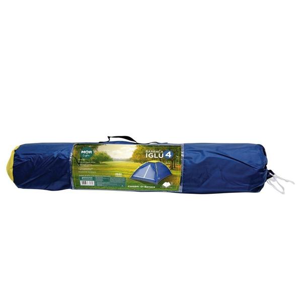 Barraca De Acampamento Até 4 Pessoas + Bolsa Iglu Mor Imagem de Barraca De Acampamento Até 4 Pessoas + Bolsa Iglu Mor