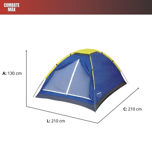 Barraca De Acampamento Até 4 Pessoas + Bolsa Iglu Mor Imagem de Barraca De Acampamento Até 4 Pessoas + Bolsa Iglu Mor