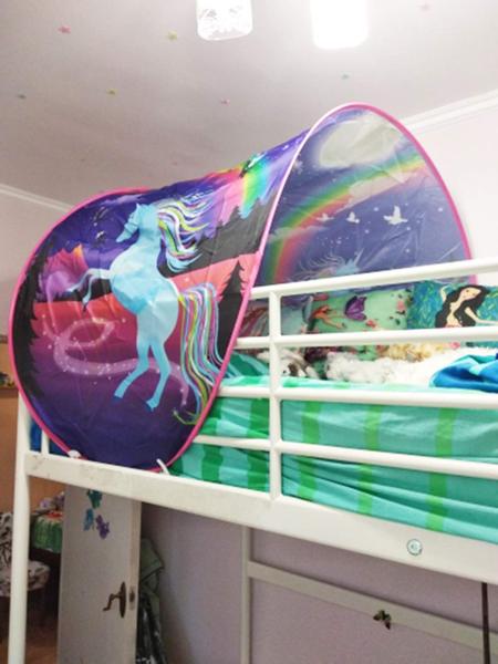 Imagem de Barraca de cama VBY Kids Dream Twin Size Space Adventure