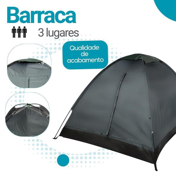 Imagem de Barraca De Camping 3 Pessoas Impermeável Com Bolsa