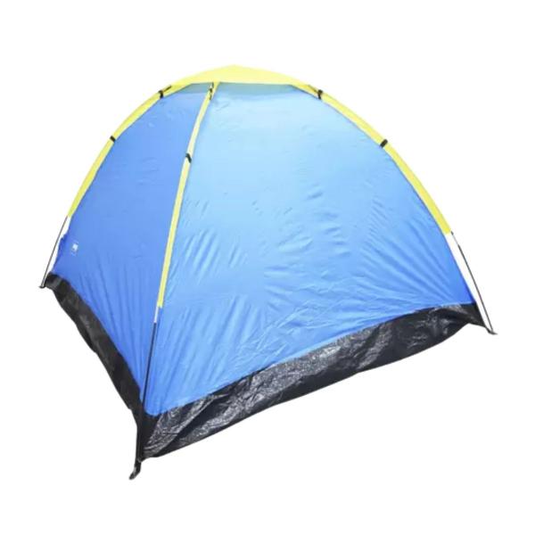 Imagem de Barraca de Camping Acampamento Praia para até 4 pessoas Iglu com Bolsa de Transporte Azul Importway - IWBC-4P