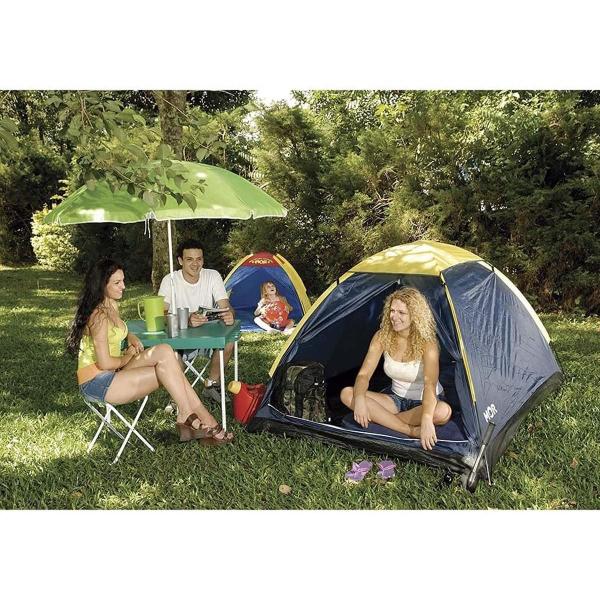 Imagem de Barraca de Camping Tipo Iglu Açaí para 2 Pessoas Mor + Caixa Térmica 19L 26 latas com Alça -Mor/Bel