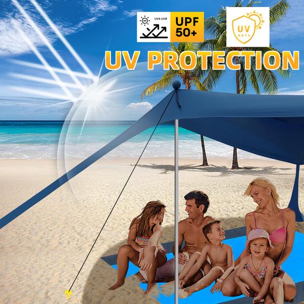 Imagem de Barraca de praia BOTINDO Family Canopy Sun Shade Navy