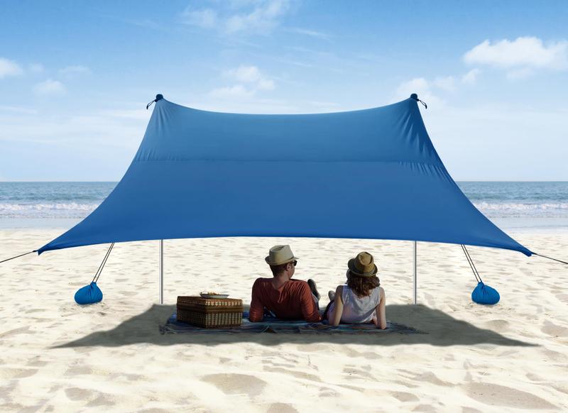 Imagem de Barraca de praia Vibemo Camping Sun Shelter 3 x 3m com UPF50+