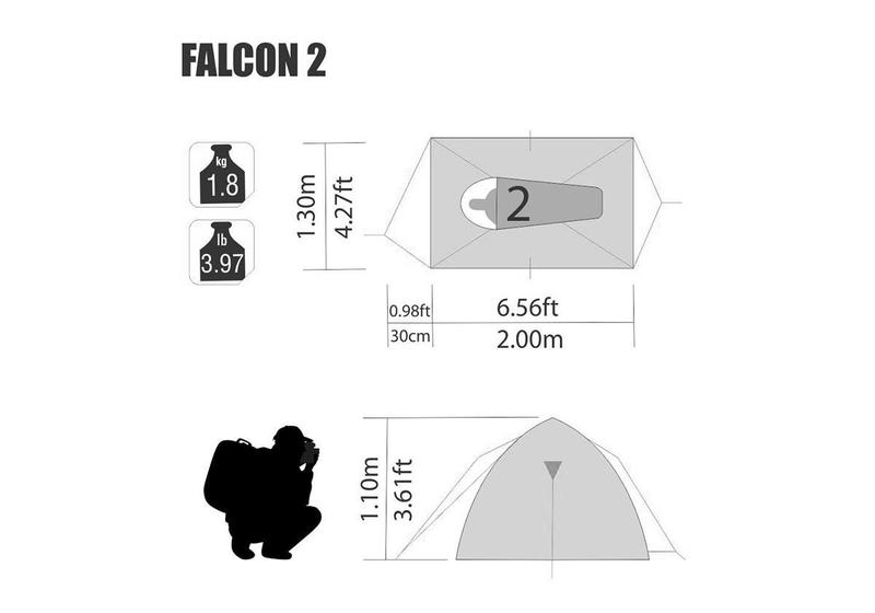 Imagem de Barraca falcon 2 p