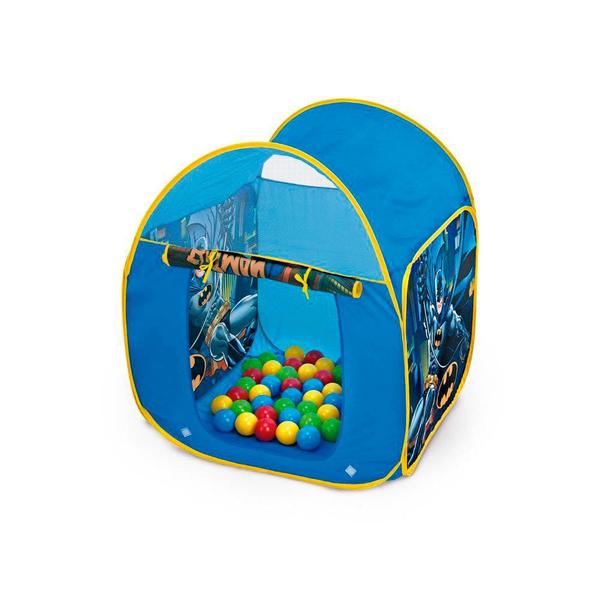 Barraca Infantil Batman Com 25 Bolinhas Cavaleiro Das Trevas - FUN BRINQUEDOS Imagem de Barraca Infantil Batman Com 25 Bolinhas Cavaleiro Das Trevas