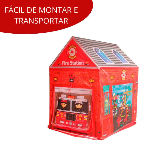 Imagem de Barraca Infantil Bombeiro com Bolsa de Transporte BW133B - Importway