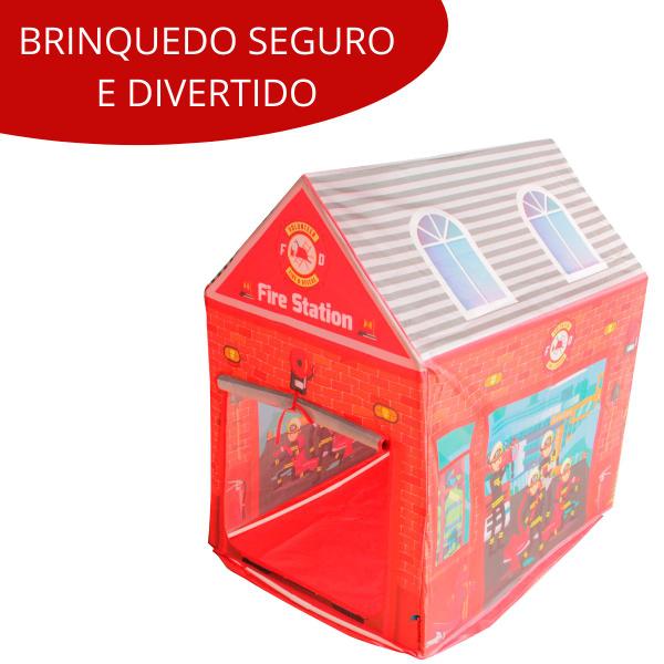 Imagem de Barraca Infantil Bombeiro com Bolsa de Transporte BW133B - Importway