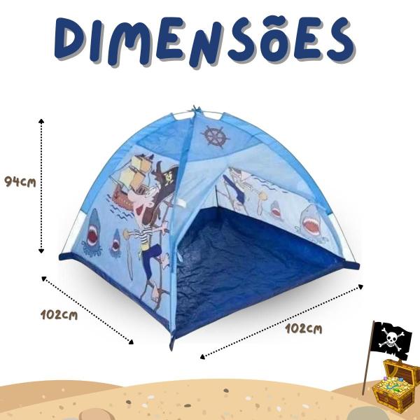Barraca Infantil Cabana Esconderijo do Pirata - DM TOYS Imagem de Barraca Infantil Cabana Esconderijo do Pirata