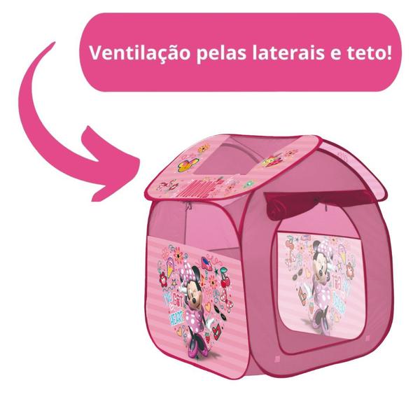 Imagem de Barraca Infantil Cabana Tenda Toca Minnie Menina Dobrável