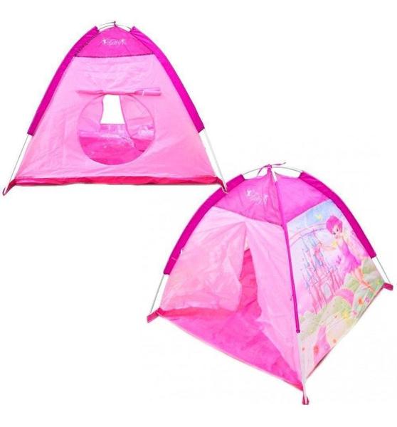 Imagem de Barraca Infantil Cabaninha Iglu Estampa Fadinha Castelo Rosa