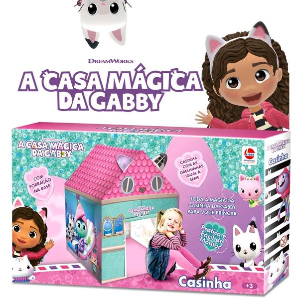 Imagem de Barraca Infantil Casinha Casa Magica Da Gabby Lider Brinquedos