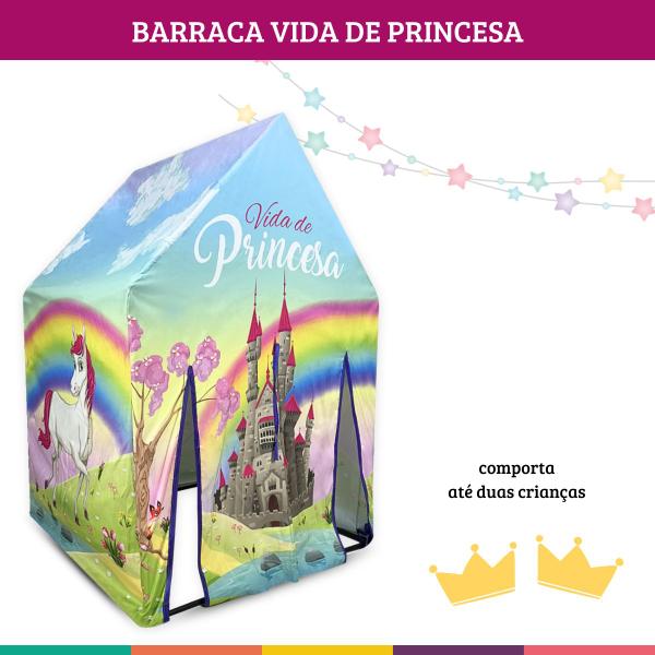 Imagem de Barraca Infantil Casinha Vida de Princesa Cabana Grande