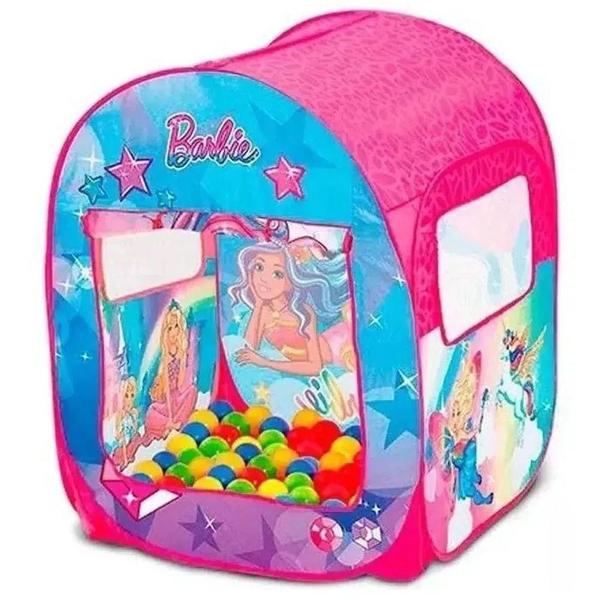 Imagem de Barraca Infantil Da Barbie Com 50 Bolinhas F00068 - Fun