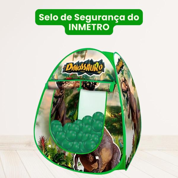 Imagem de Barraca Infantil Dobrável Bolinhas de Uma Cor