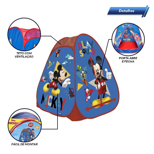 Imagem de Barraca Infantil Grande Portátil Tenda Menino Mickey Mouse