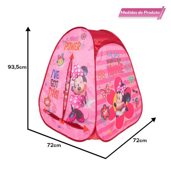 Imagem de Barraca Infantil Menina Tenda Minnie Mouse 6930 Zippy Toys