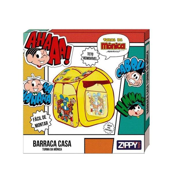 Imagem de Barraca Infantil Portatil Casa Turma Da Monica Zippy Toys