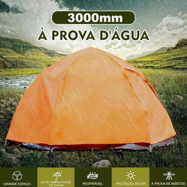 Imagem de Barraca Monta Sozinha Camping 4 Pessoas Automática Dobrável